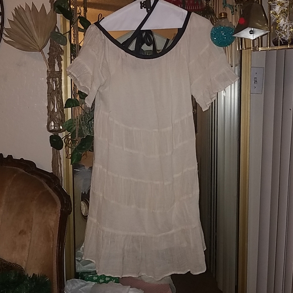 Free People Ivory tunic with tie - Picture 6 of 6